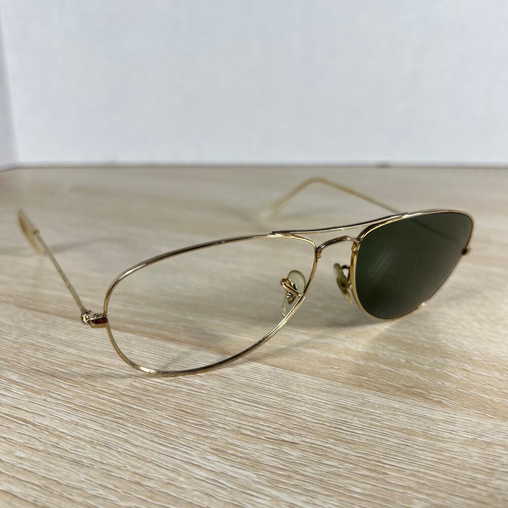 Ray-Ban RB3362 Cockpit 001 Sunglasses Gold Metal READ DESC FRAMES ONLY 59-14